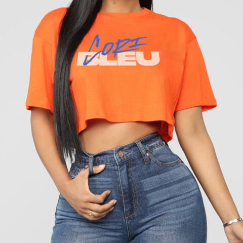 Crop Top Tee Short Sleeve